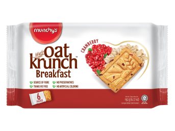 Oat Krunch Breakfast Crackers (Cranberry)